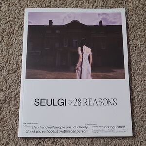 SEULGI RED VELVET 28 Reasons 1ST Photo Book Ver. CD + PHOTOCARD